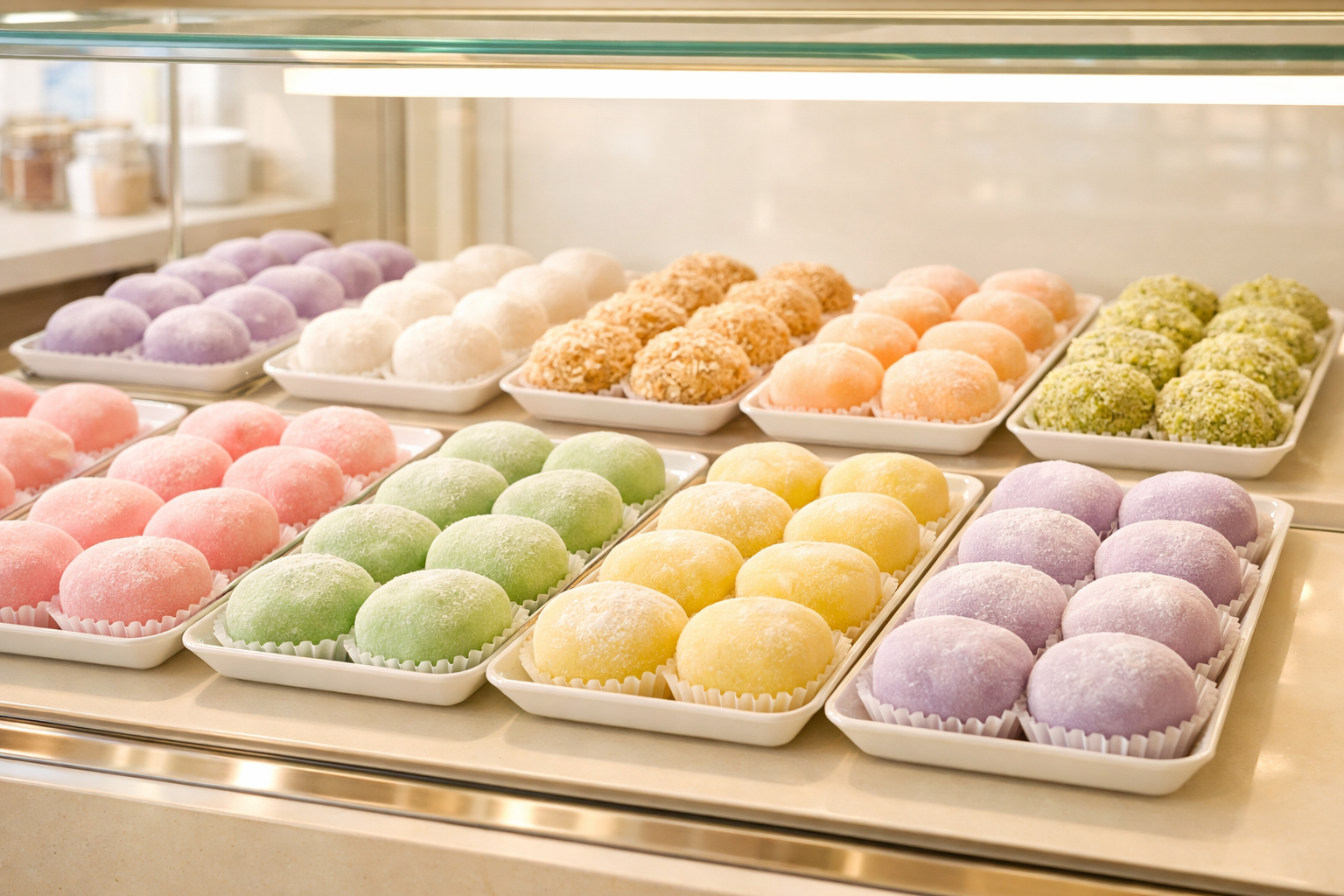 Krok 1 - Wybierz swój ulubiony smak mochi