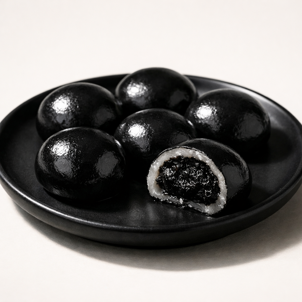 Mochi Black Sesame - czarny sezam w ciemnej otoczce