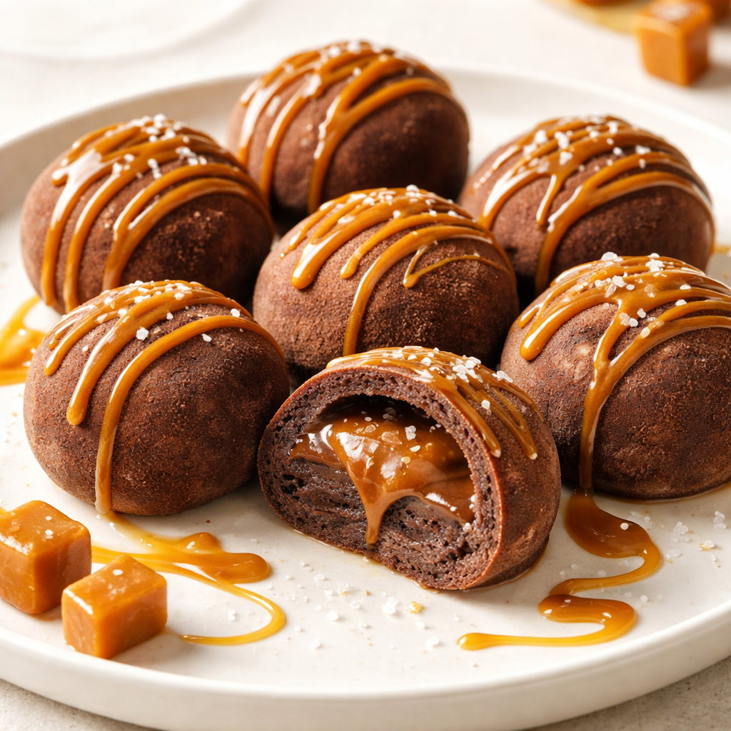 Mochi Czekolada Karmel - słony karmel