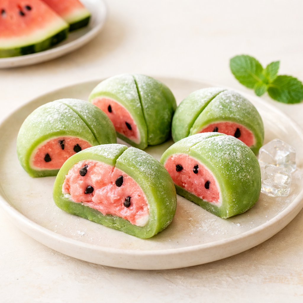 Mochi Letnie - arbuz i mięta