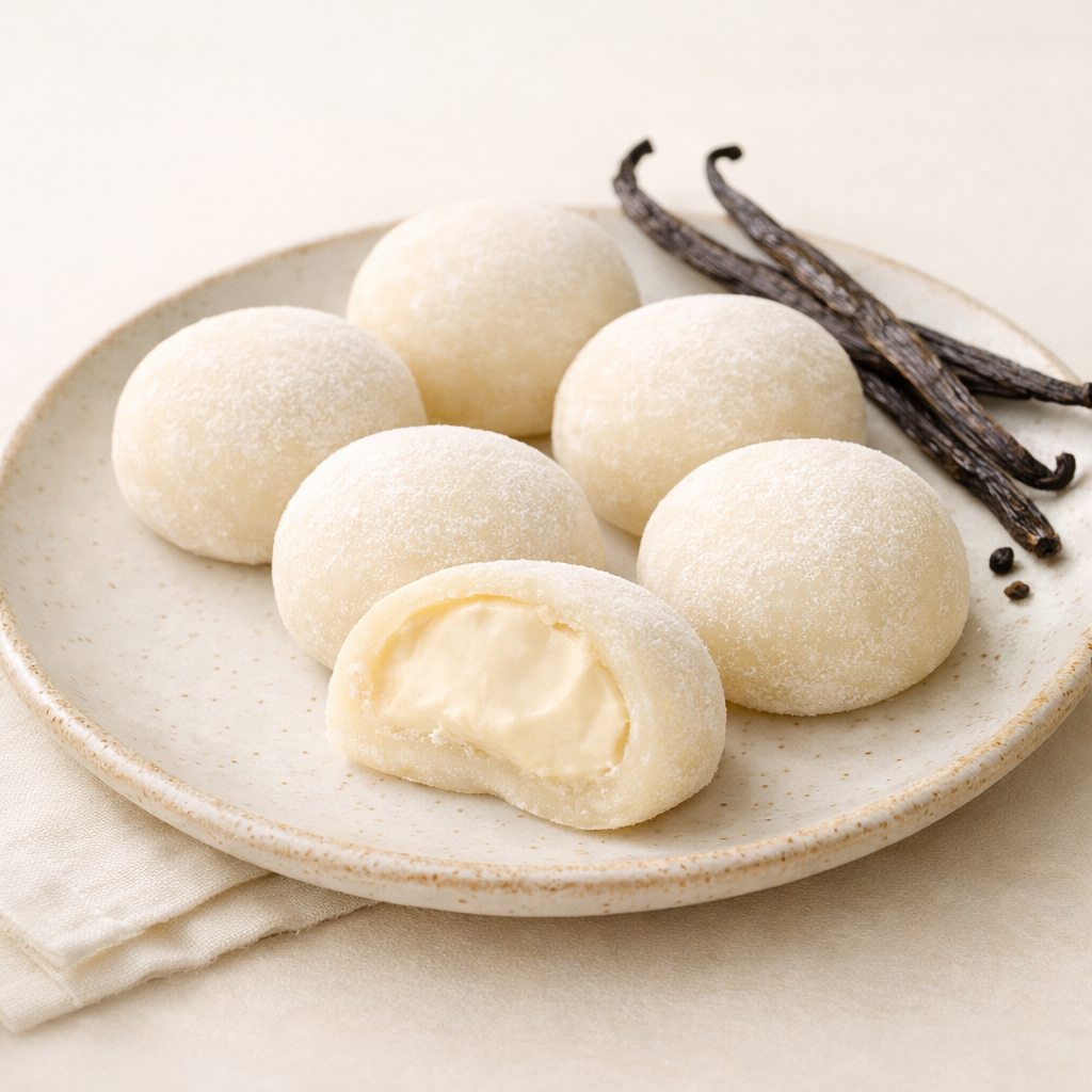 Mochi Waniliowe - klasyczny smak wanilii